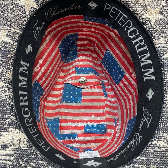 Peter Grimm Red and White Striped Cowboy Hat - Picture 6 of 6